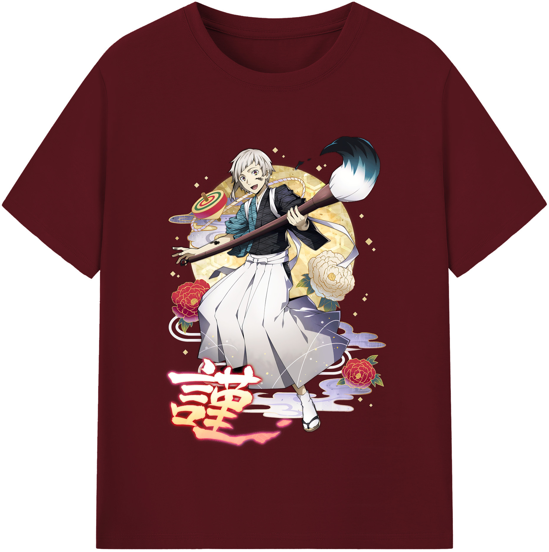 （画像用） 文豪ストレイドッグス Bungo Stray Dogs 綿100％半袖Tシャツ（フロントプリント）